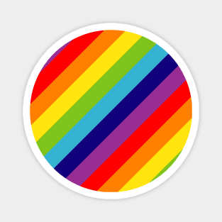 Rainbow Stripe Love Magnet